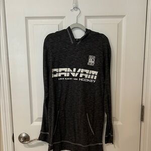 CAN/AM official Lake Placid adult XS, thin Long Sleeve Hockey with hood